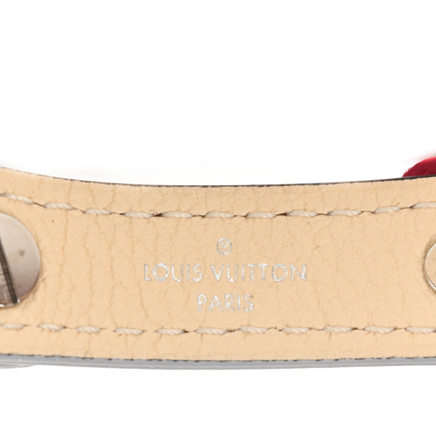 Louis Vuitton Calfskin Flowers Strap Creme 3 of 4
