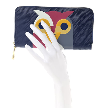 Louis Vuitton Epi Owl Zippy Wallet Iris 2 of 7