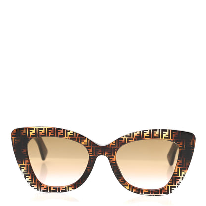 Fendi Acetate F is Fendi FF 51mm Cat Eye Sunglasses 0327/S Tortoise Camouflage 2 of 7