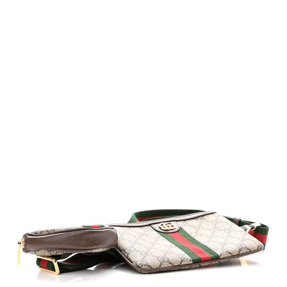 Gucci GG Supreme Monogram Web Ophidia Utility Belt Bag 120 48 Beige Ebony New Acero 4 of 12
