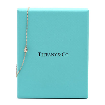 Tiffany 18K Rose Gold Diamond .07ct Elsa Peretti Diamonds by the Yard Bracelet 6 of 6