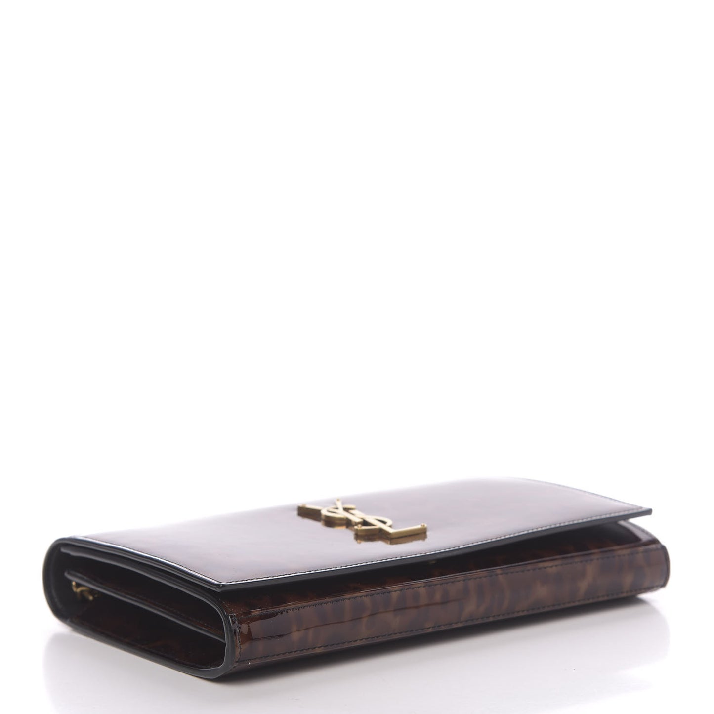 Patent Monogram Chain Wallet Tortoiseshell