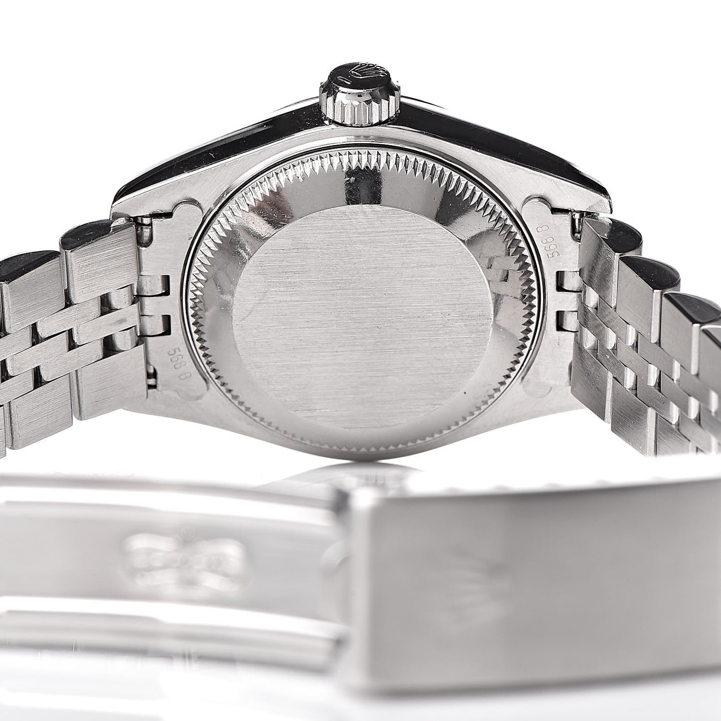 Stainless Steel 18K White Gold Diamond 26mm Oyster Perpetual Datejust Watch Silver Jubilee 69174