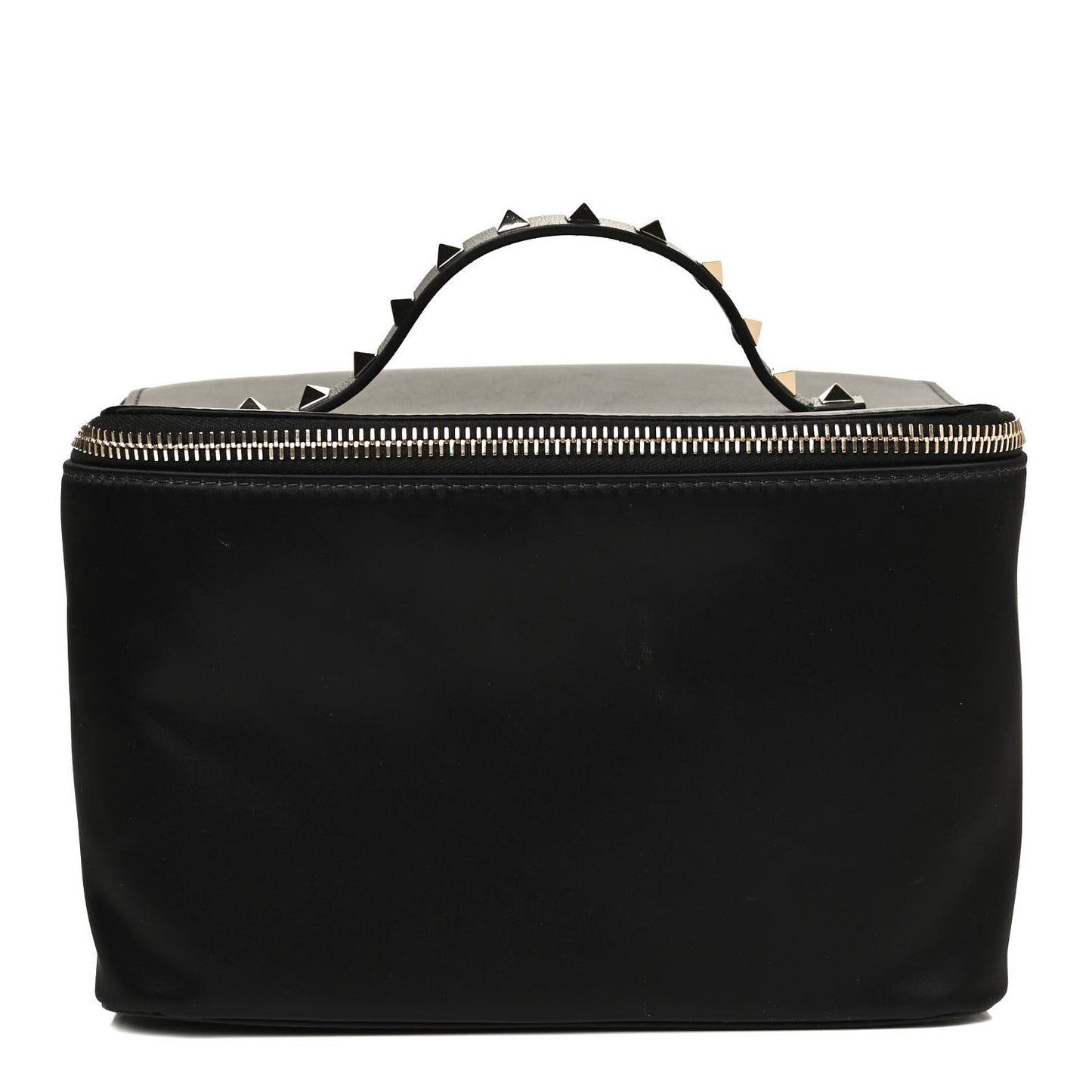 Satin Rockstud Vanity Case Black