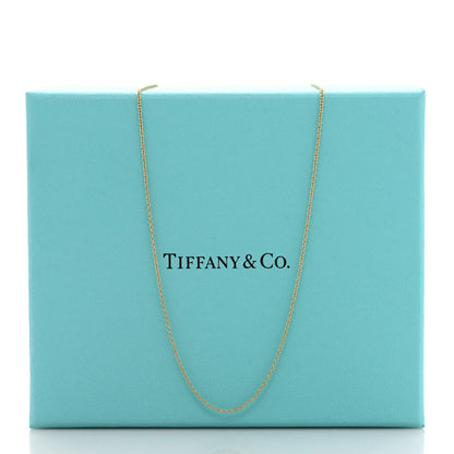 Tiffany 18K Yellow Gold Chain Necklace 16" 5 of 5