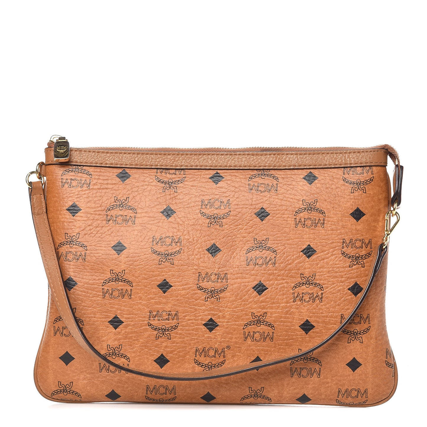 Visetos Liz Shopper Tote Pouch Cognac