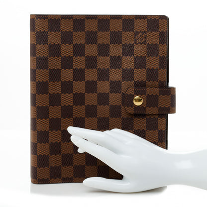 Louis Vuitton Damier Ebene Large Ring Agenda Cover 2 of 11
