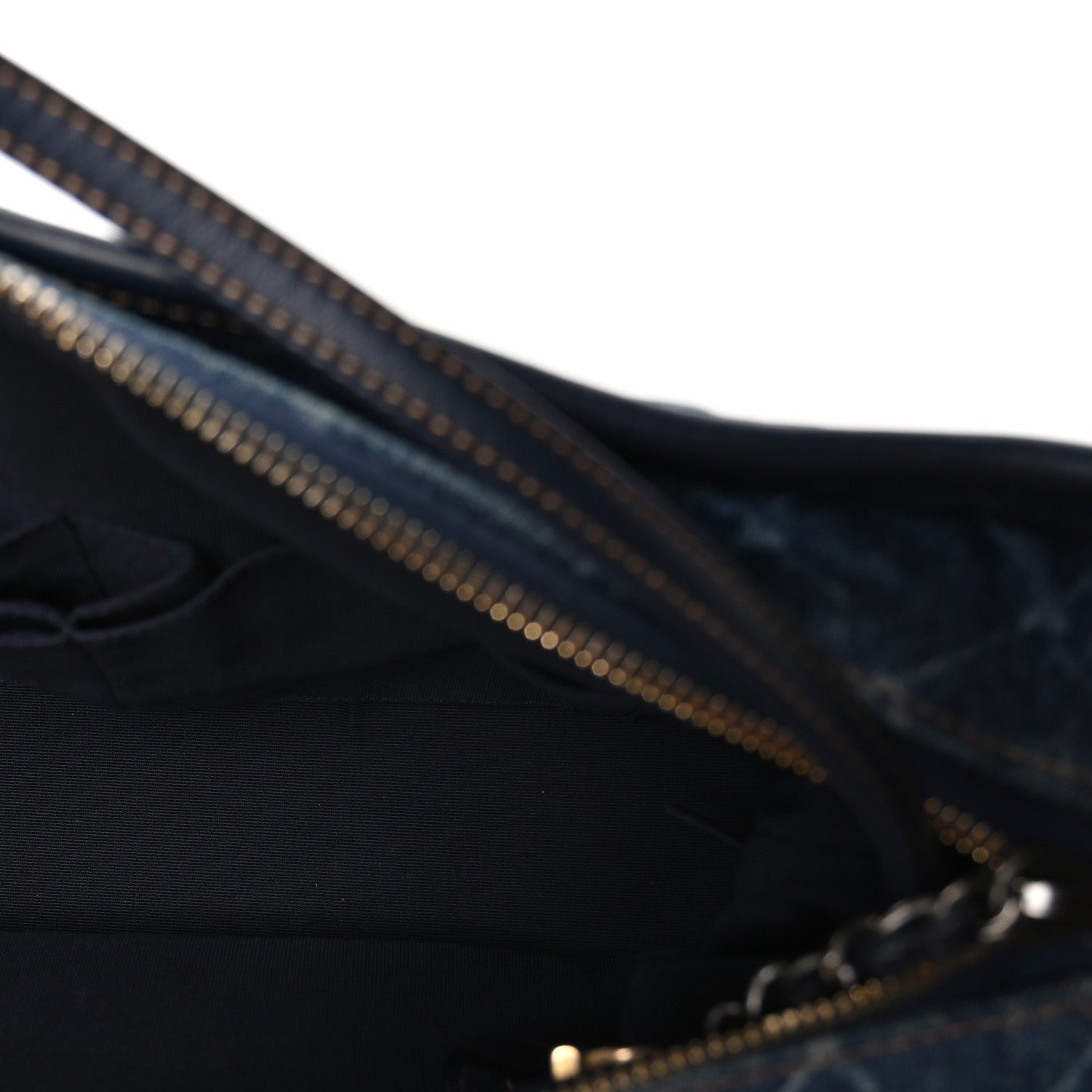 Chanel Denim Calfskin Medium Gabrielle Hobo Blue 5 of 11