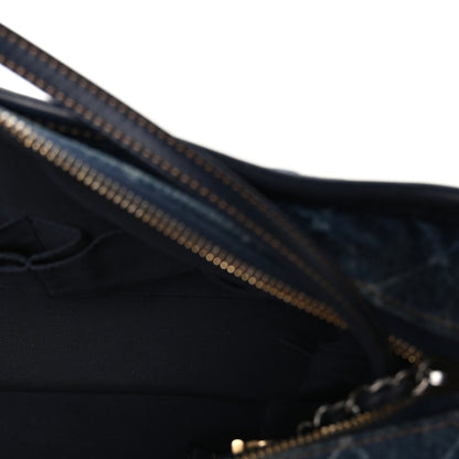 Chanel Denim Calfskin Medium Gabrielle Hobo Blue 5 of 11