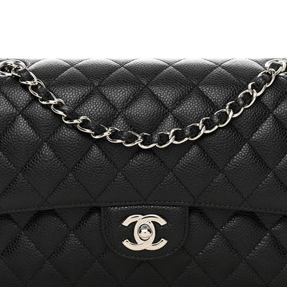 Chanel Caviar Quilted Medium Double Flap Black 5 of 10
