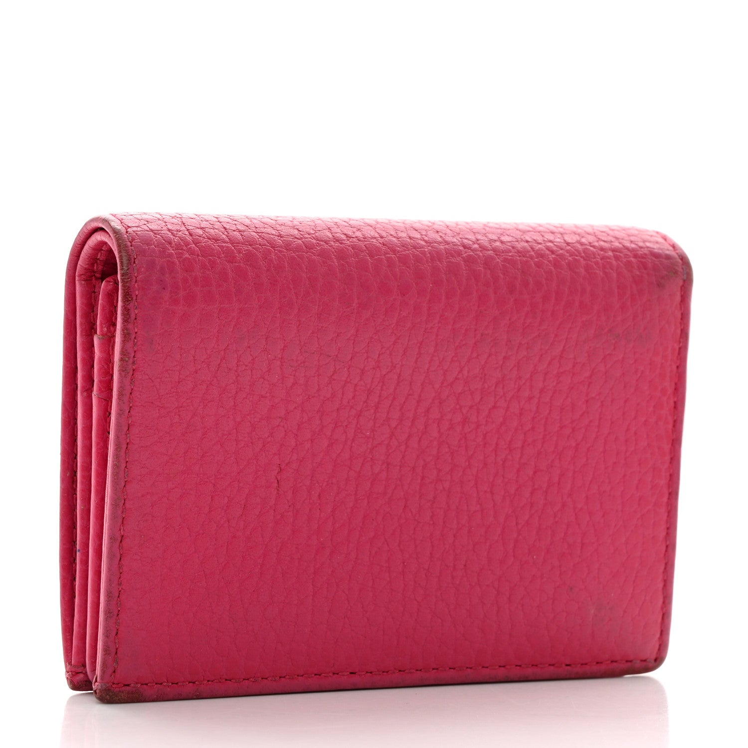 Gucci Dollar Calfskin GG Marmont Card Case Box Pink 3 of 13
