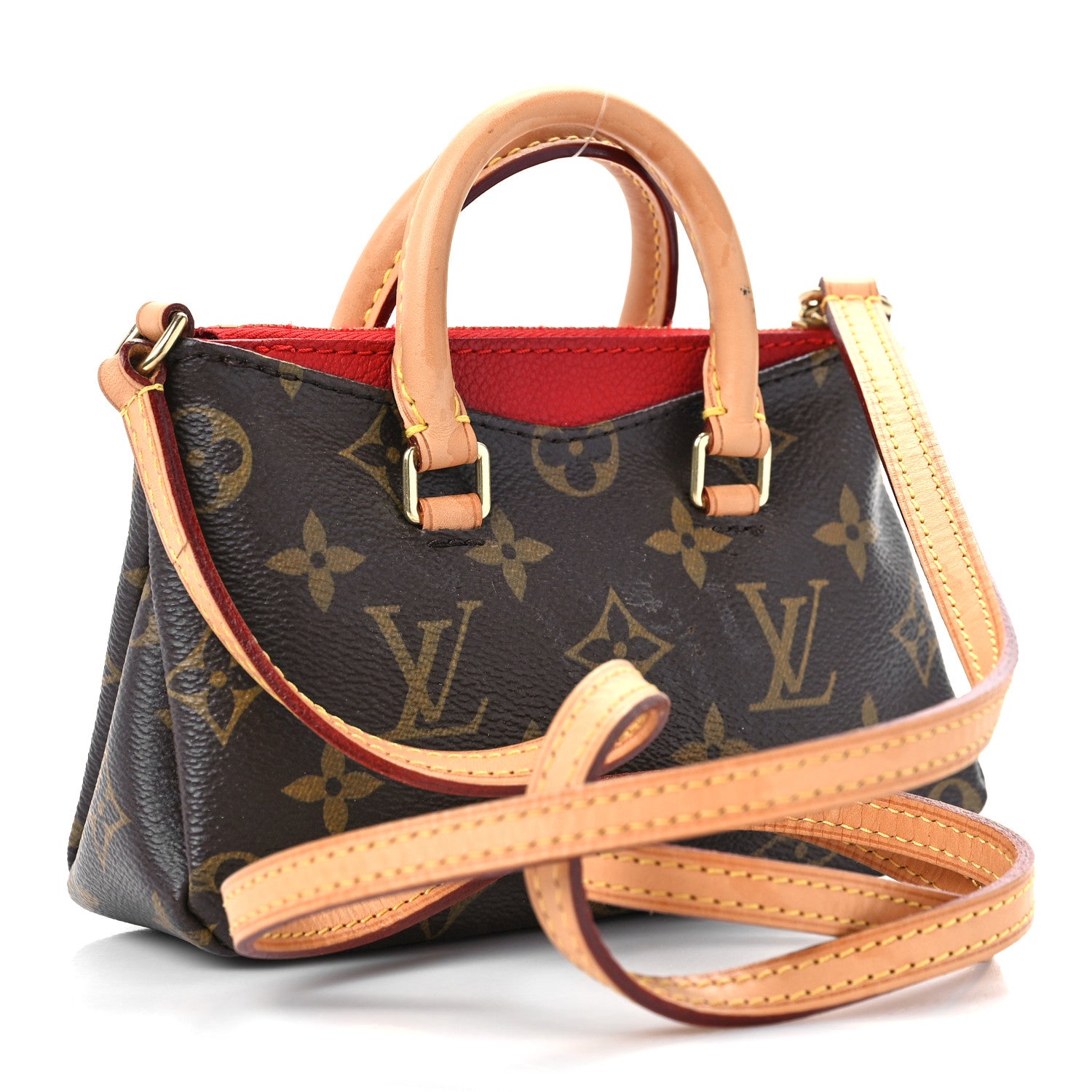 Louis Vuitton Monogram Nano Pallas Cherry 2 of 8