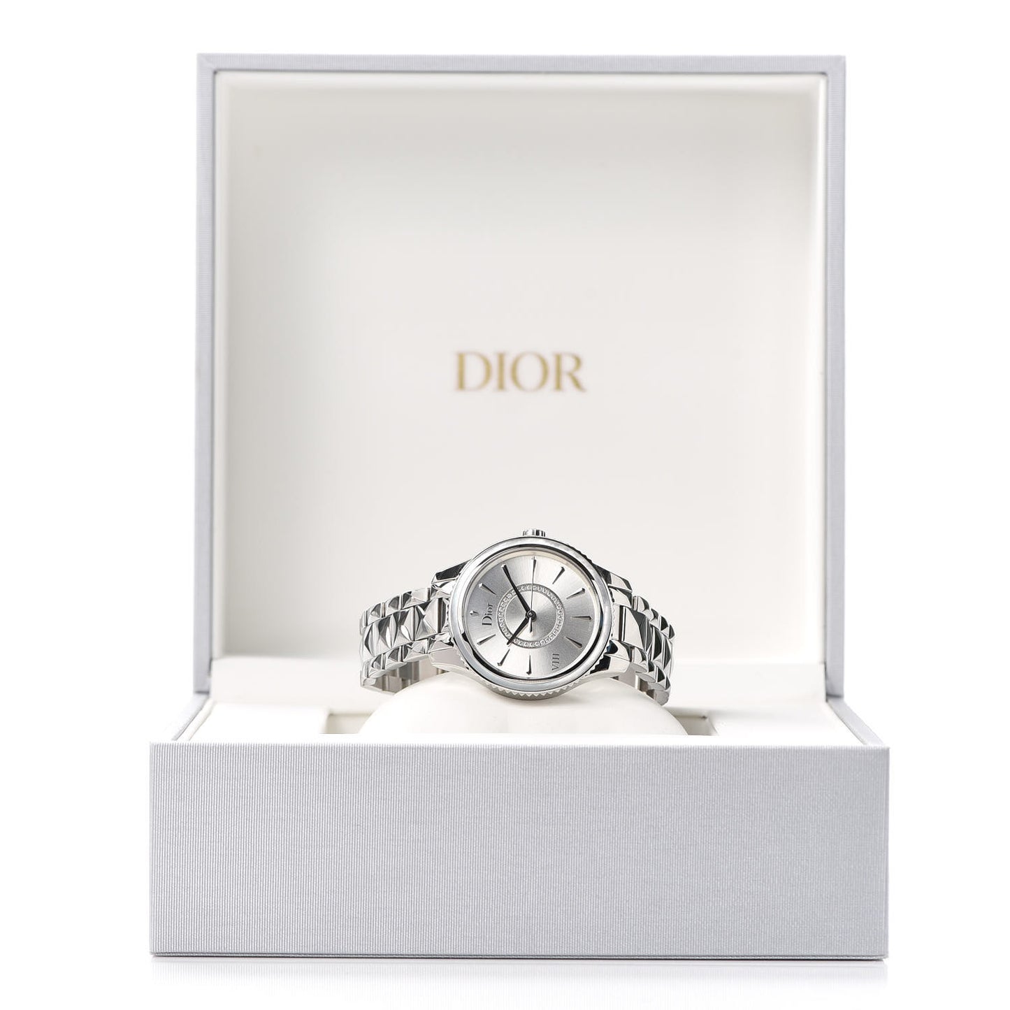 Stainless Steel Diamond 32mm Dior VIII Montaigne Quartz Watch
