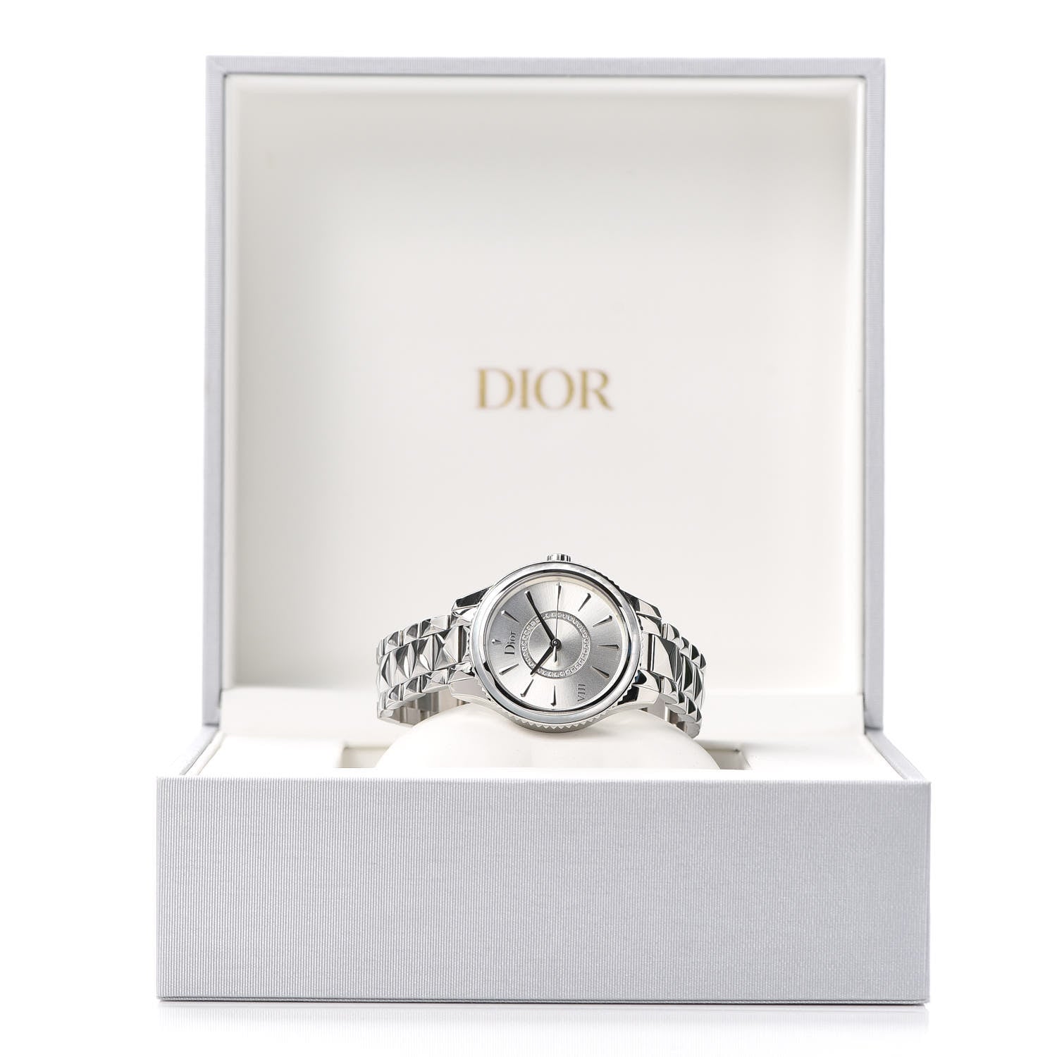 Christian Dior Stainless Steel Diamond 32mm Dior VIII Montaigne Quartz Watch 6 of 6