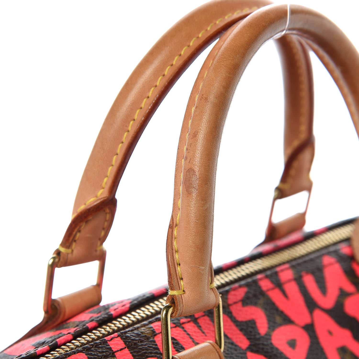 Louis Vuitton Monogram Graffiti Speedy 30 Fuchsia 17 of 19