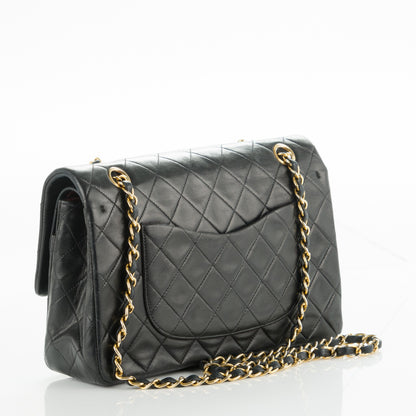 Chanel Lambskin Quilted Medium Double Flap Black 3 of 7
