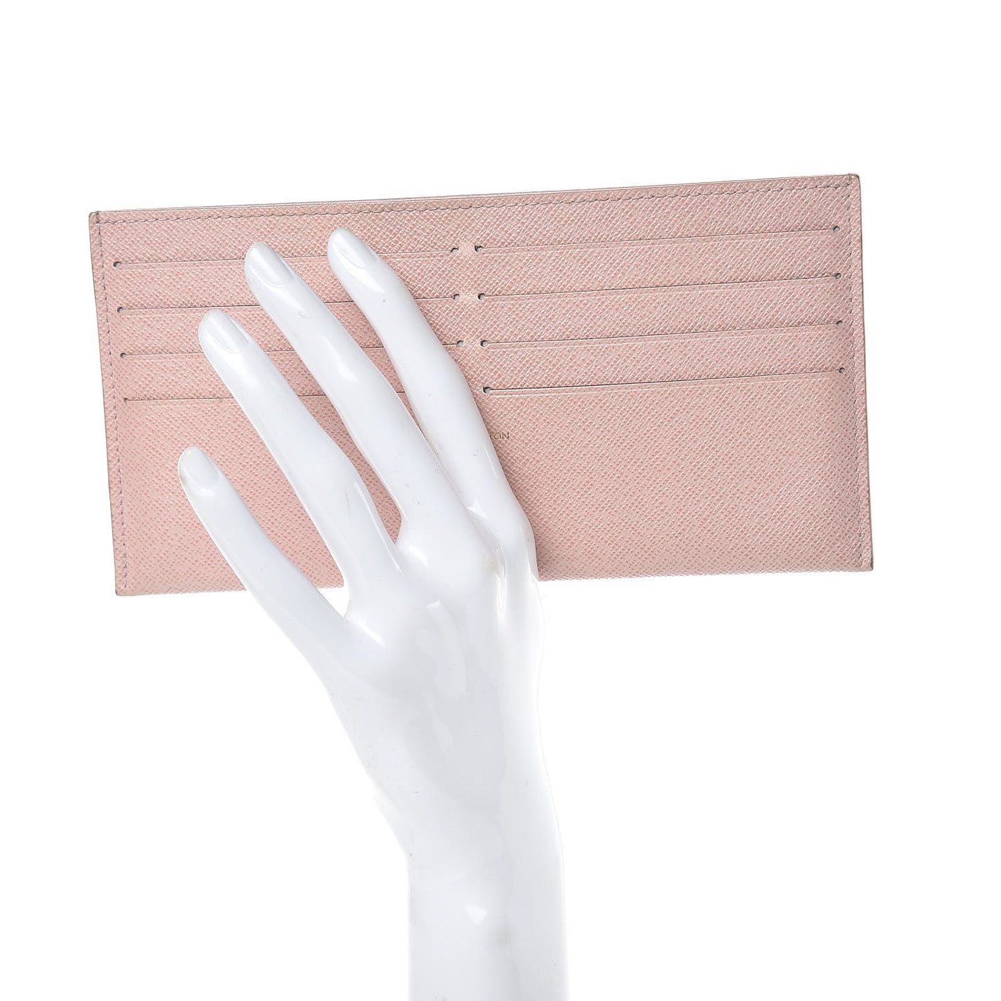 Calfskin Felicie Card Holder Insert Rose Ballerine