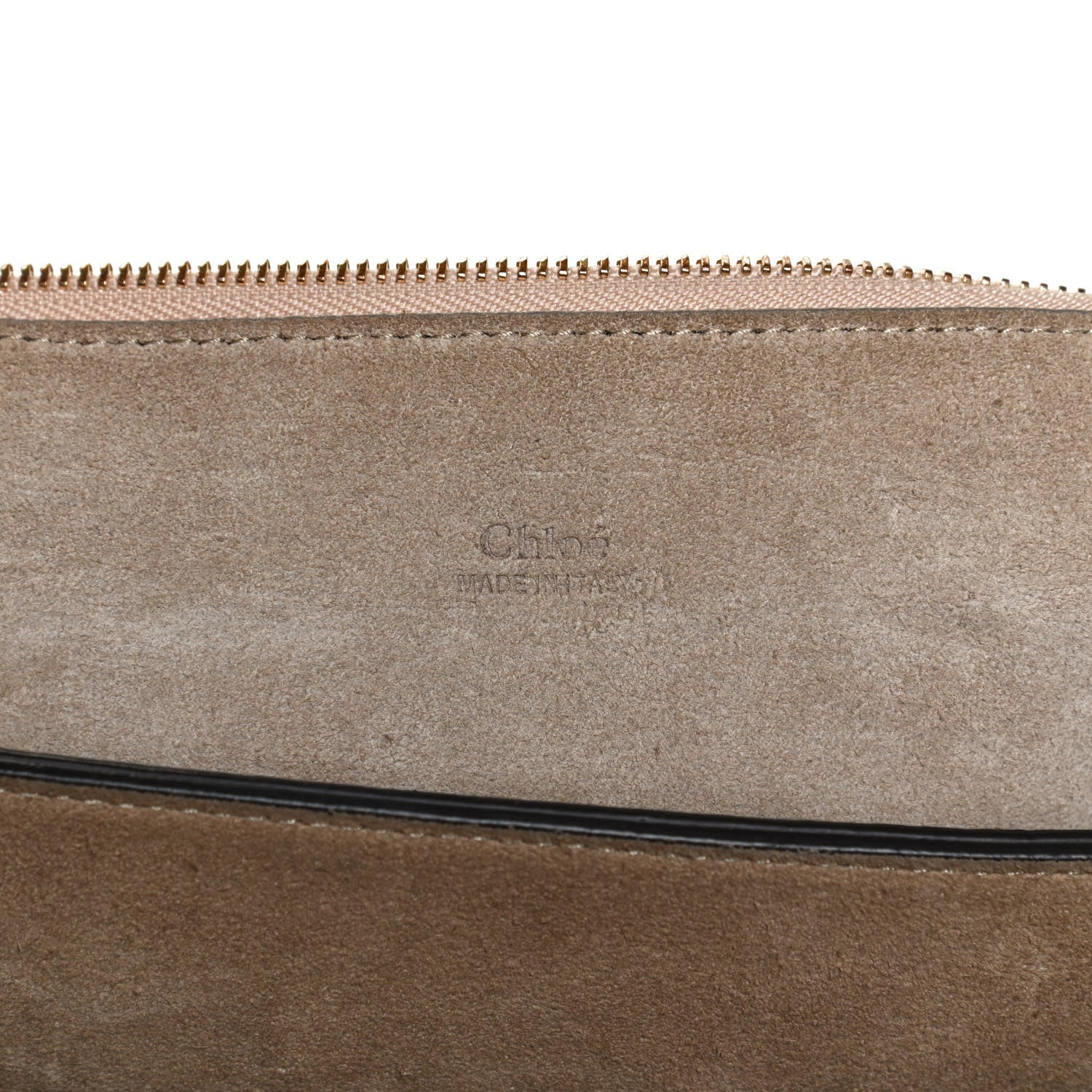 Chloe Goatskin Smooth Calfskin Medium Faye Shoulder Bag Brown Purple 5 of 11