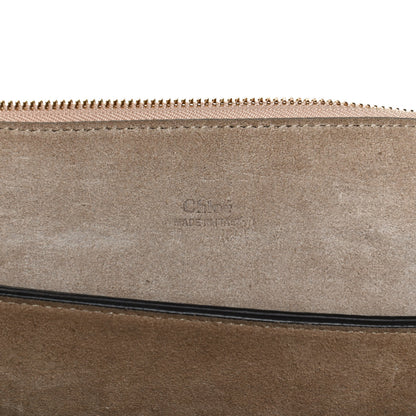 Chloe Goatskin Smooth Calfskin Medium Faye Shoulder Bag Brown Purple 5 of 11