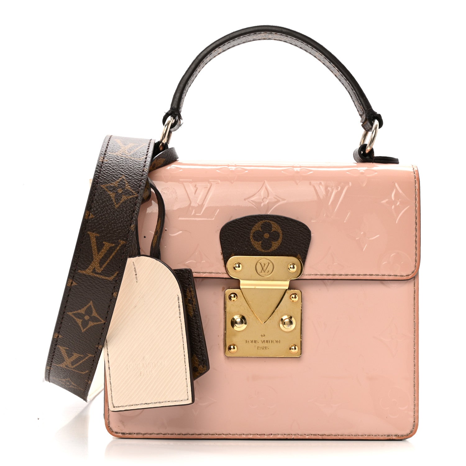 Louis Vuitton Vernis Epi Monogram Spring Street Rose Ballerine 1 of 19