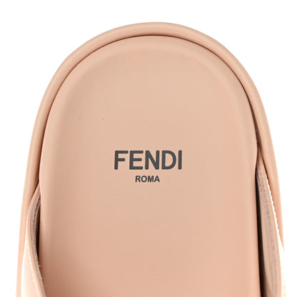 Fendi Vitello Womens Fendigraphy Slide Sandals 38 Light Rose 8 of 10