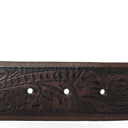 Gucci Calfskin Knurled Double G 40mm Belt 85 34 Testa di Moro 3 of 4