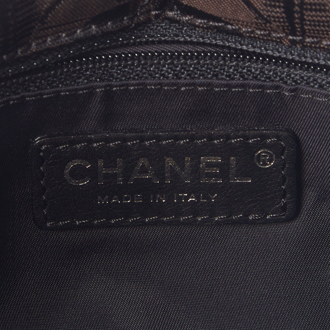 Nylon Quilted Travel Flap Dark Brown