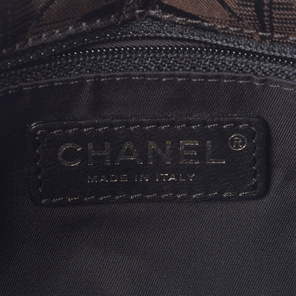 Chanel Nylon Quilted Travel Flap Dark Brown 7 of 8