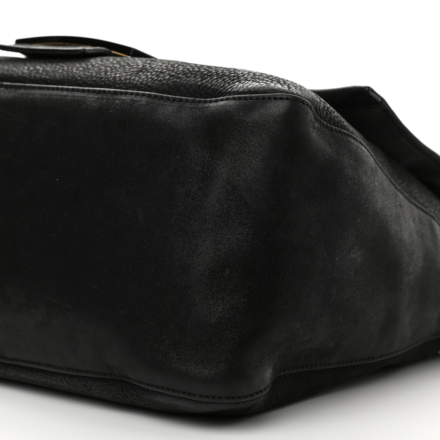 Vitello Savana Big Mama Baguette Black Tartaruga Natural