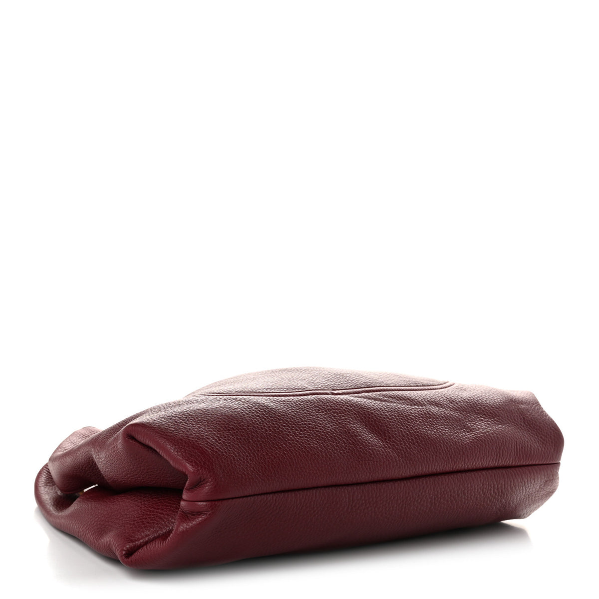 Grained Calfskin Softbit Maxi Shoulder Bag Rosso
