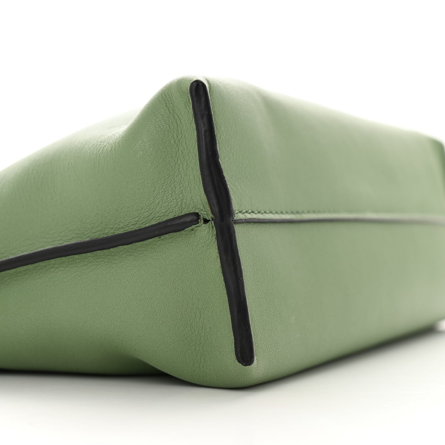 Calfskin Mini Flamenco Knot Clutch Rosemary