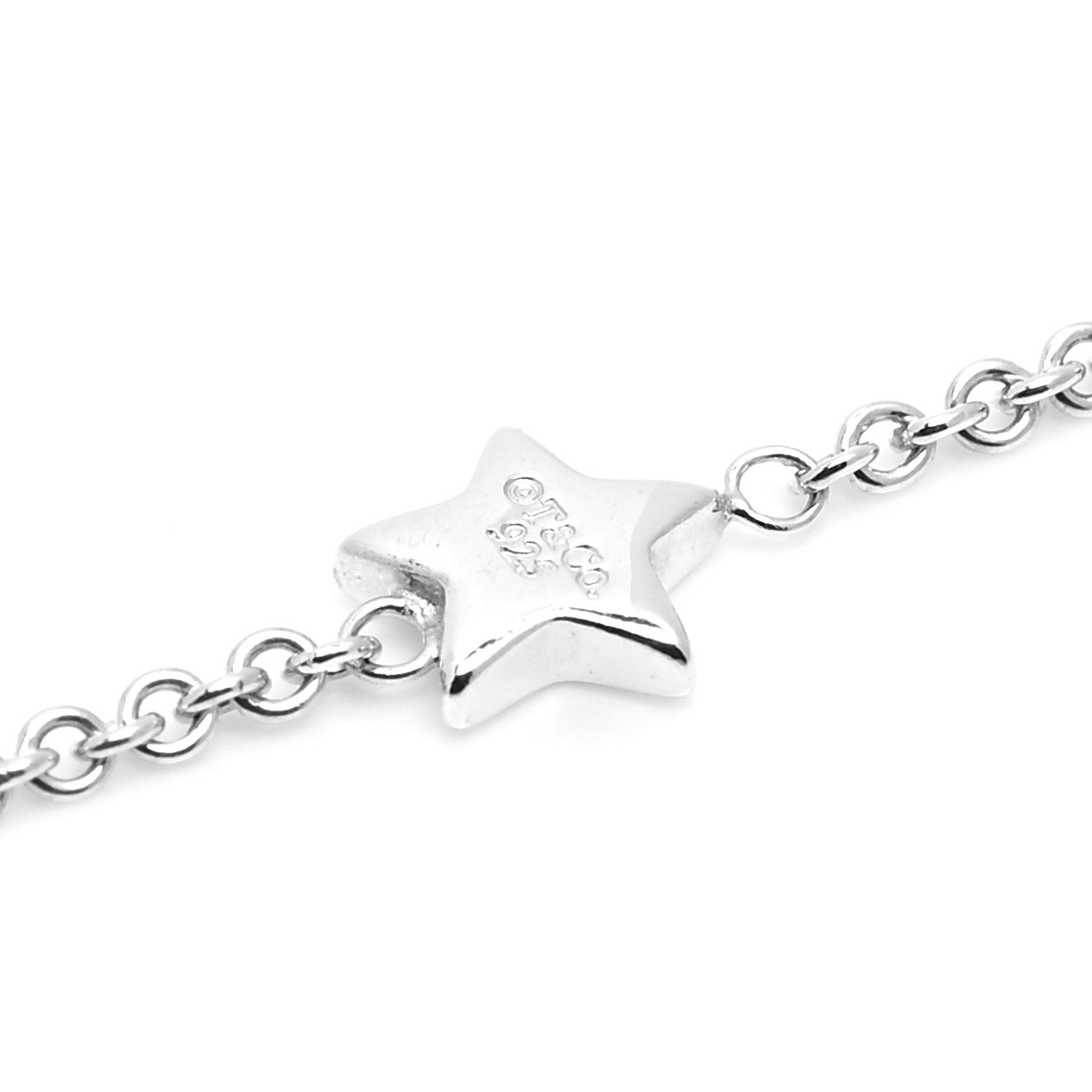 Tiffany Sterling Silver Star Lariat Necklace 6 of 7