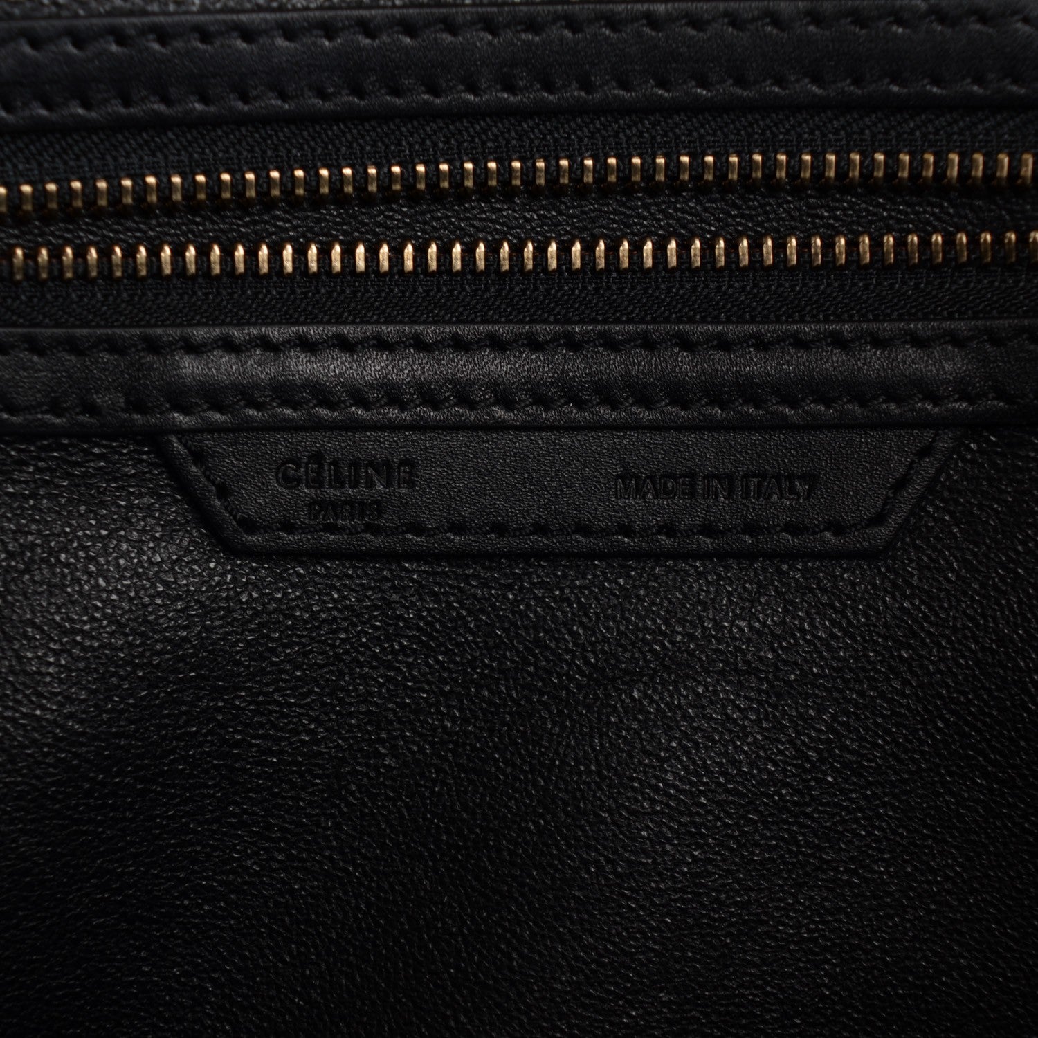 Celine Smooth Calfskin Mini Luggage Black 8 of 8