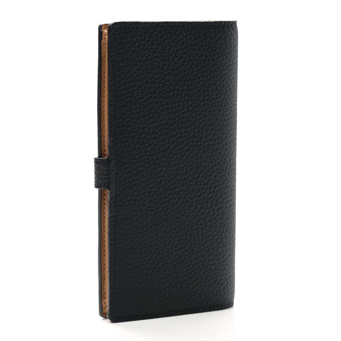 Taurillon LV Vertical Capucines Wallet Black Arizona