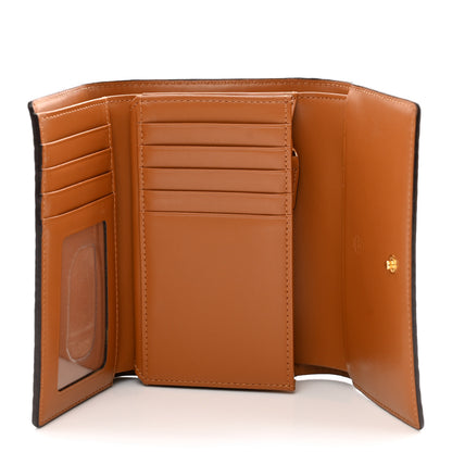 MCM Visetos New Year Series Rooster Three-Fold Flap Wallet Cognac 6 of 14