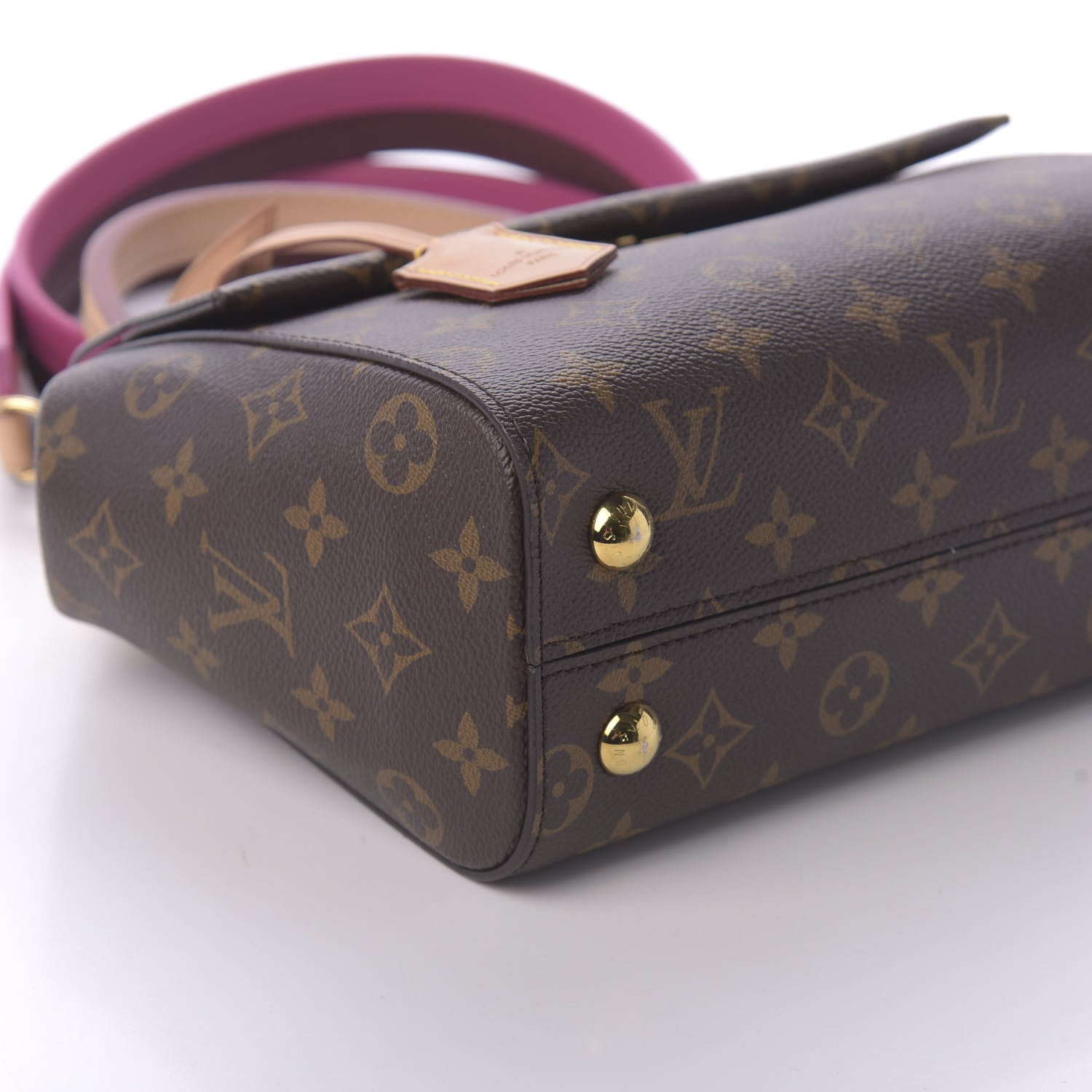 Louis Vuitton Monogram Cluny BB Bordeaux Fuchsia 6 of 9