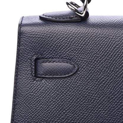 Hermes Epsom Kelly Sellier 25 Bleu Indigo 23 of 32