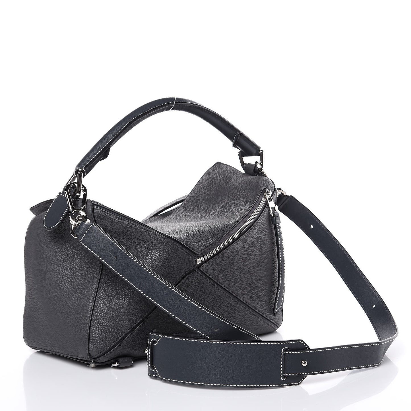 Calfskin Puzzle Bag Grey