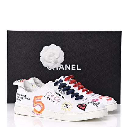 Chanel x Pharrell Williams Canvas Womens Sneakers 36.5 White 15 of 15