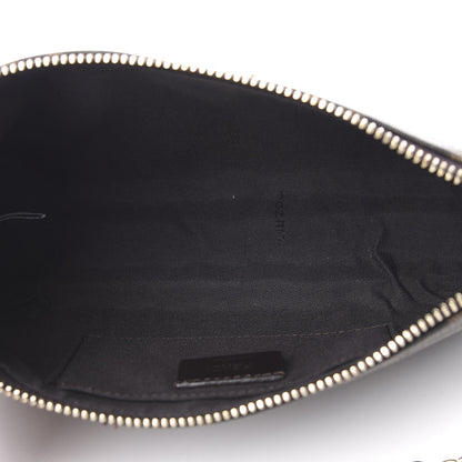 Fendi Zucca Spalmati Vitello Elite Pochette Tobacco Ebano 5 of 12