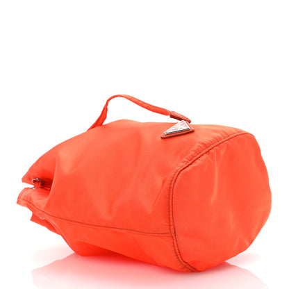 Prada Tessuto Nylon Vela Drawstring Pouch Orange 4 of 12
