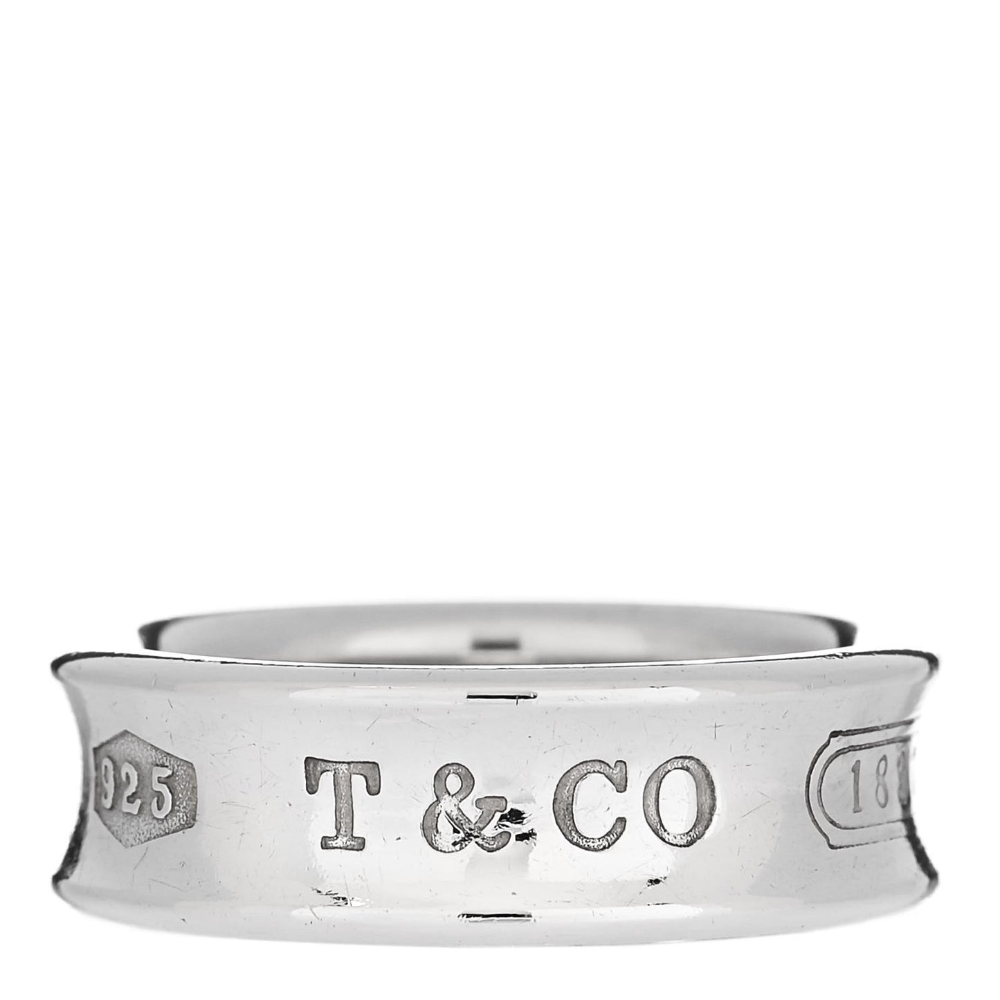 Sterling Silver 1837 Band Ring 58 8.25