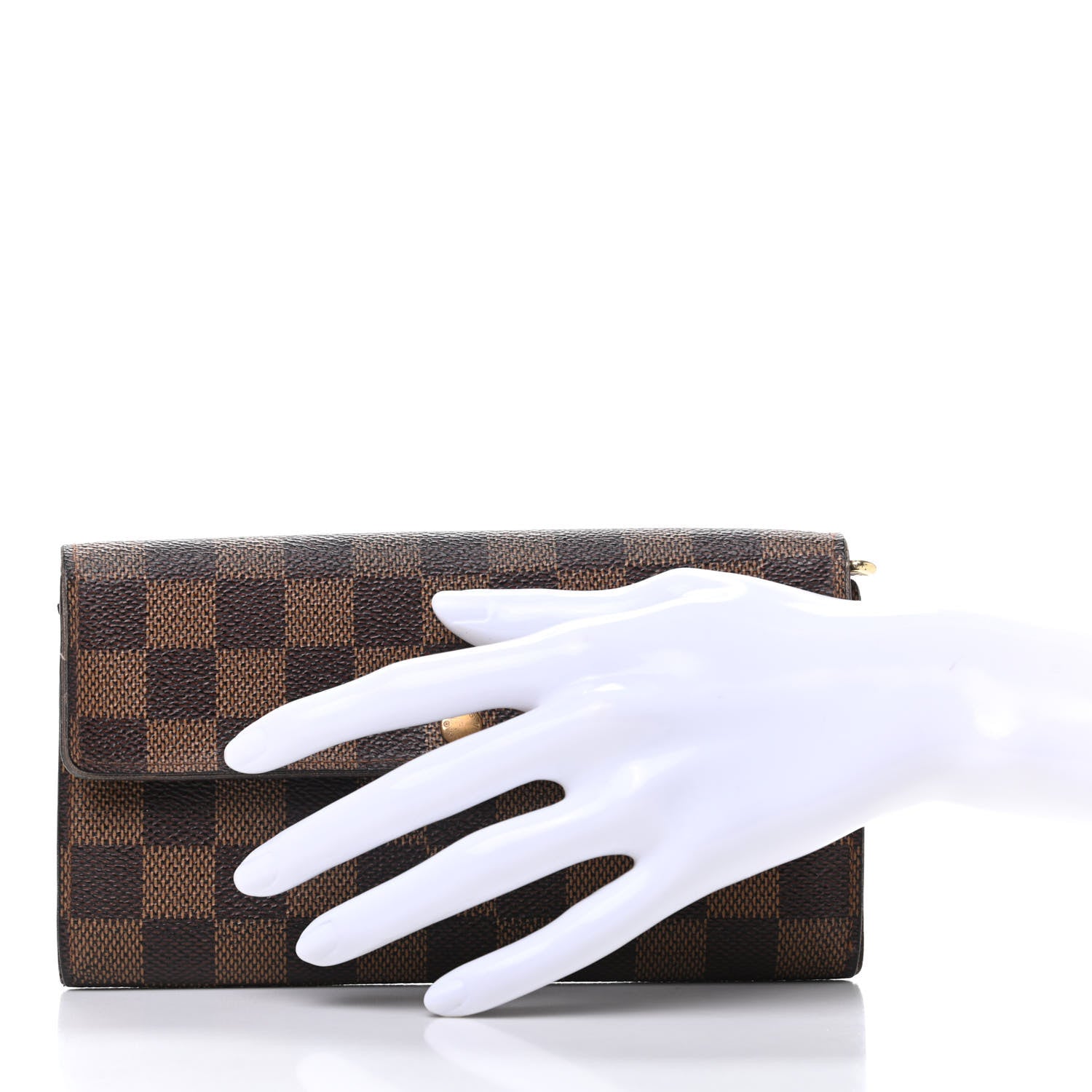 Louis Vuitton Damier Ebene Sarah Wallet 2 of 8