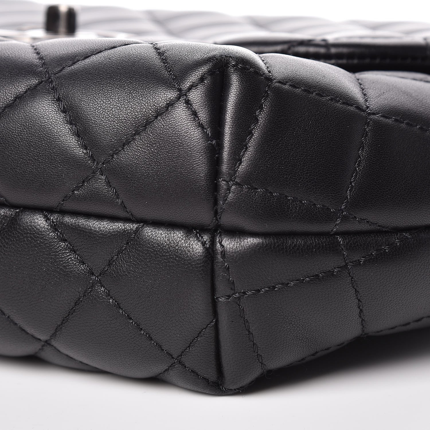 Chanel Lambskin Quilted Small Daily Supple Flap Black 9 of 12