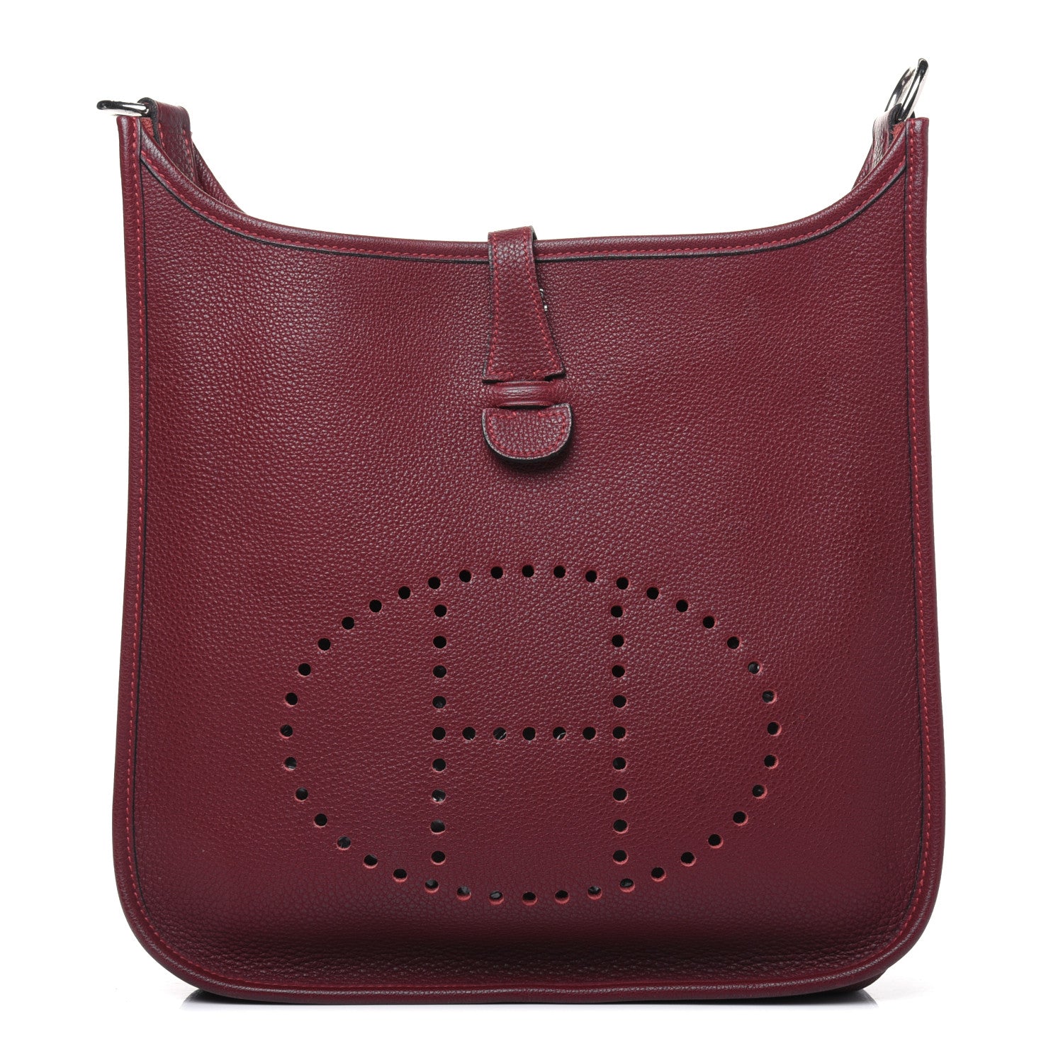 Hermes Togo Evelyne PM Rouge H 1 of 21