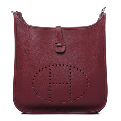 Hermes Togo Evelyne PM Rouge H 1 of 21