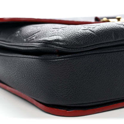 Louis Vuitton Empreinte Pochette Metis Marine Rouge 8 of 11