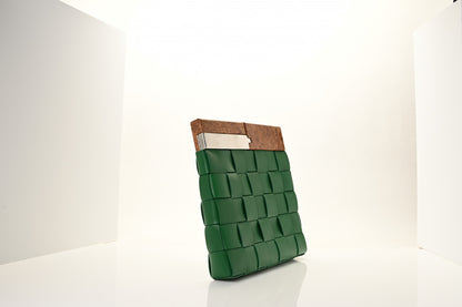 Bottega Veneta Nappa Intrecciato The Snap Clutch Racing Green 6 of 18