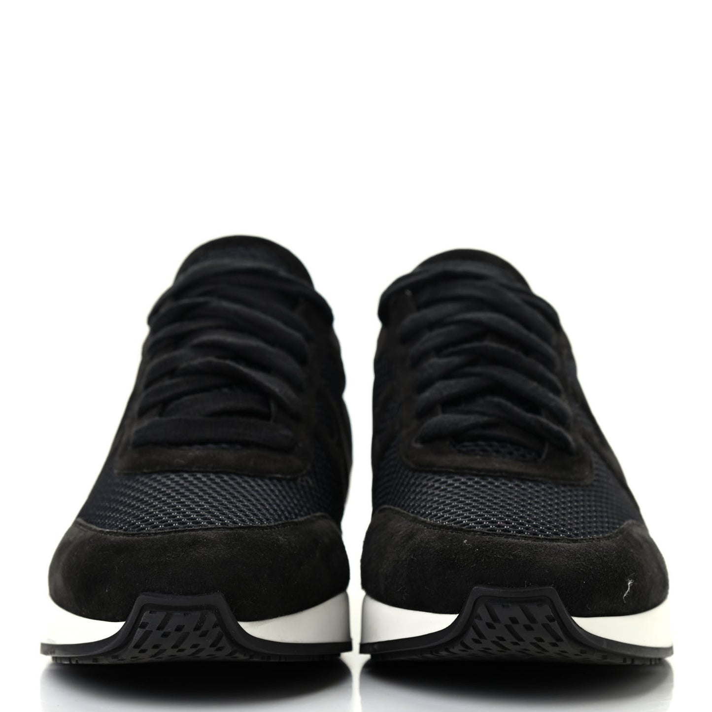 Suede Mesh Starter Sneakers 41 Black