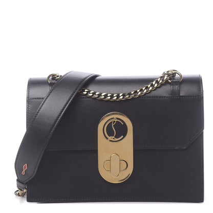 Christian Louboutin Calfskin Large Elisa Shoulder Bag Black 1 of 14